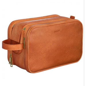 Faux Leather Toiletry Bag